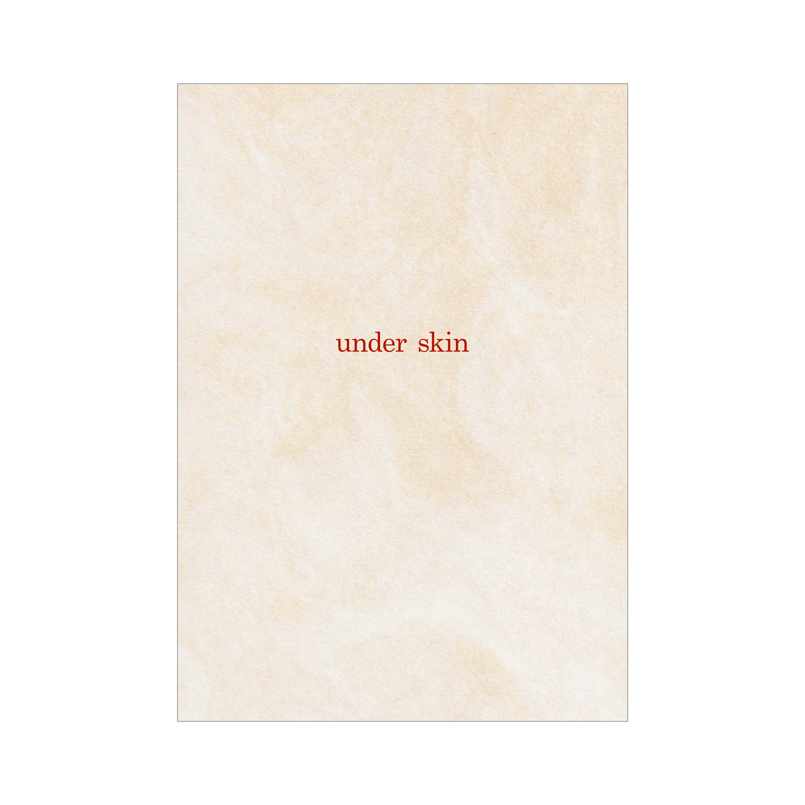 Page30「under skin」台本